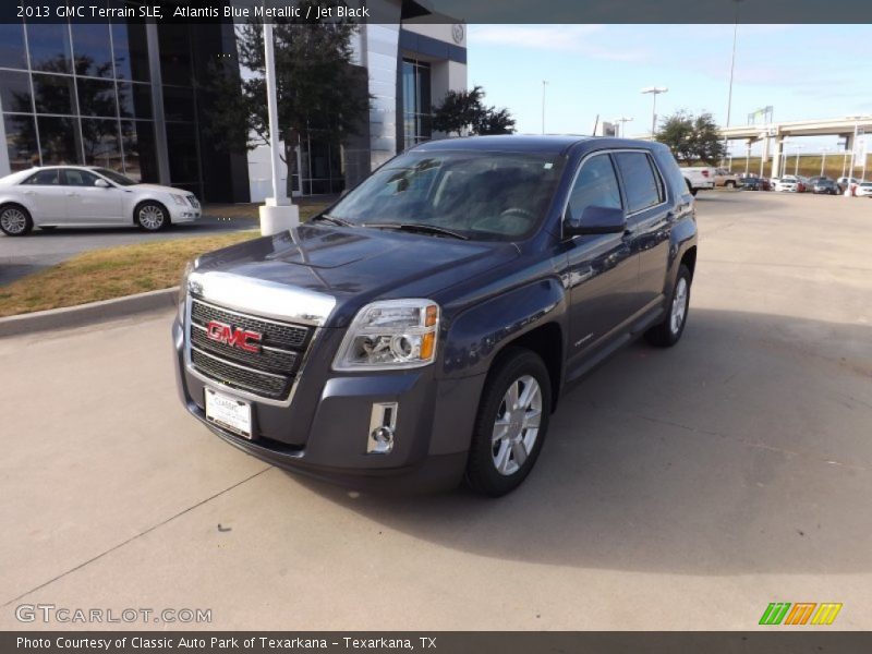 Atlantis Blue Metallic / Jet Black 2013 GMC Terrain SLE
