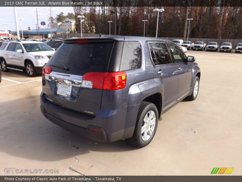 Atlantis Blue Metallic / Jet Black 2013 GMC Terrain SLE
