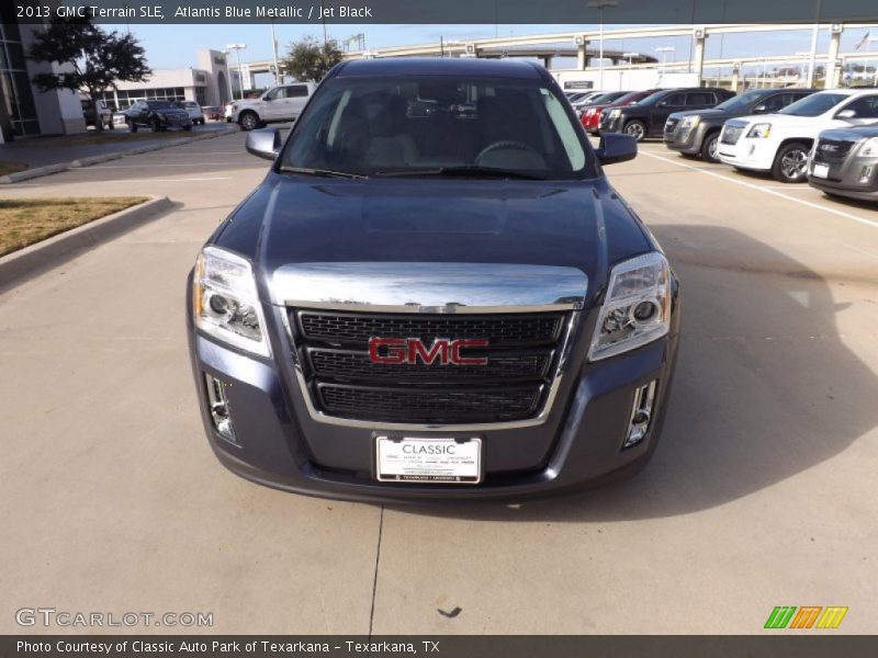 Atlantis Blue Metallic / Jet Black 2013 GMC Terrain SLE