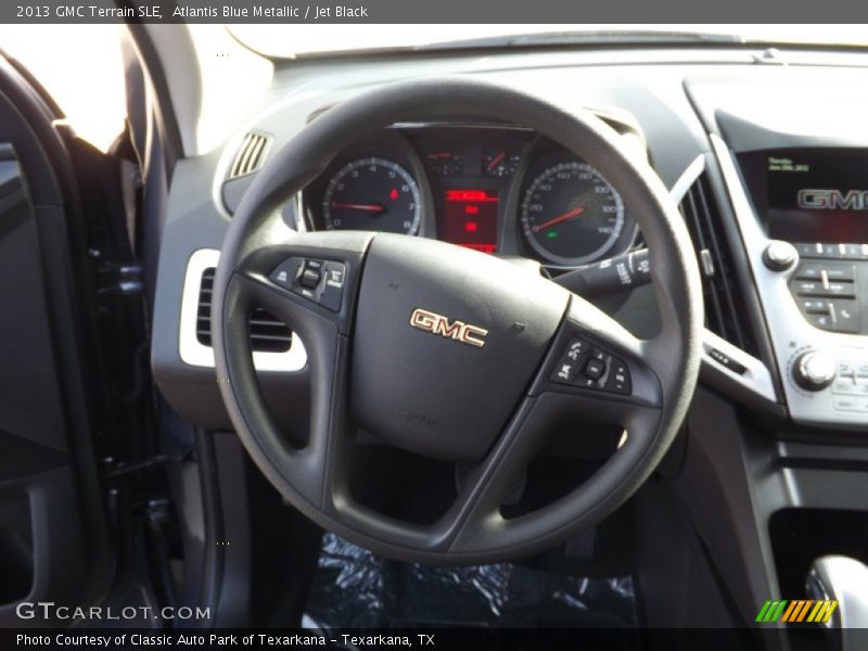 Atlantis Blue Metallic / Jet Black 2013 GMC Terrain SLE