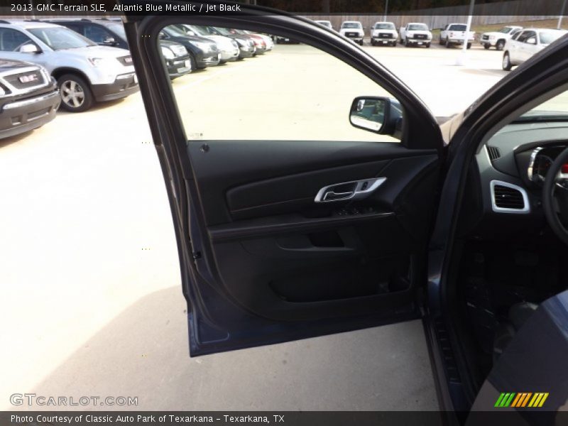 Atlantis Blue Metallic / Jet Black 2013 GMC Terrain SLE