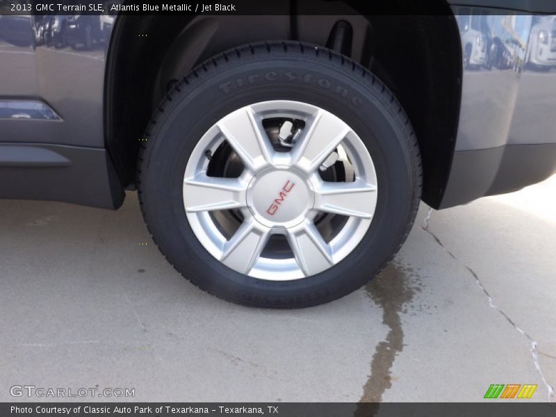 Atlantis Blue Metallic / Jet Black 2013 GMC Terrain SLE