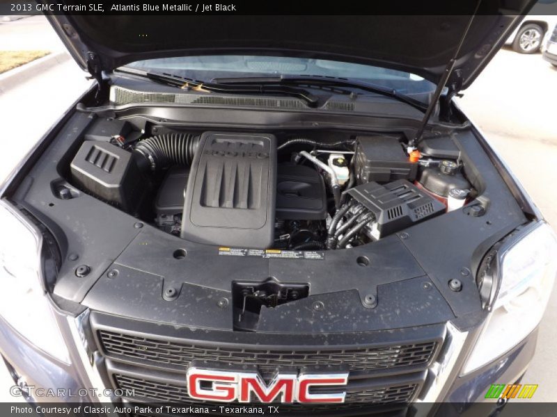 Atlantis Blue Metallic / Jet Black 2013 GMC Terrain SLE