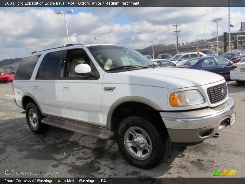 Oxford White / Medium Parchment 2001 Ford Expedition Eddie Bauer 4x4