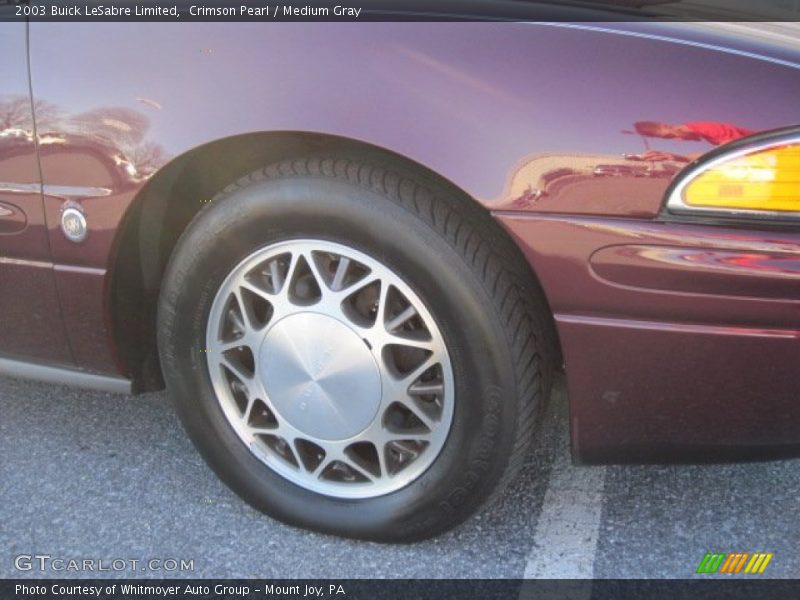Crimson Pearl / Medium Gray 2003 Buick LeSabre Limited