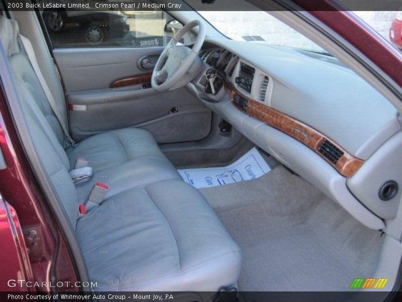 Crimson Pearl / Medium Gray 2003 Buick LeSabre Limited