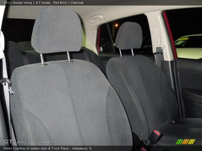 Red Brick / Charcoal 2011 Nissan Versa 1.8 S Sedan