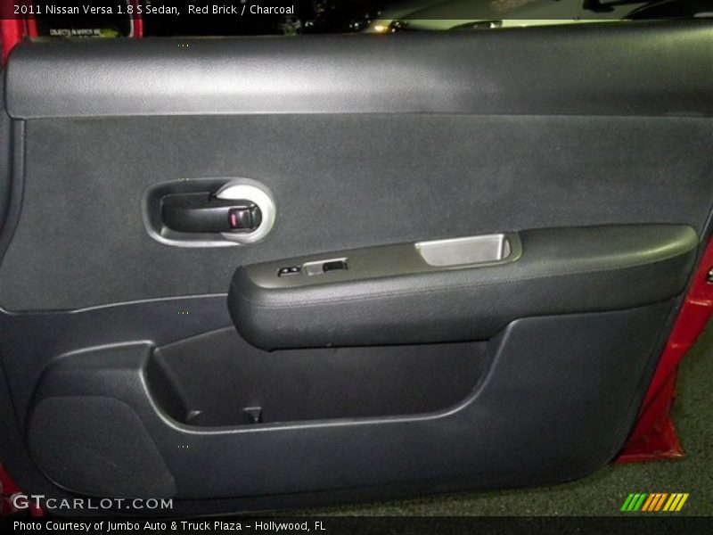 Red Brick / Charcoal 2011 Nissan Versa 1.8 S Sedan