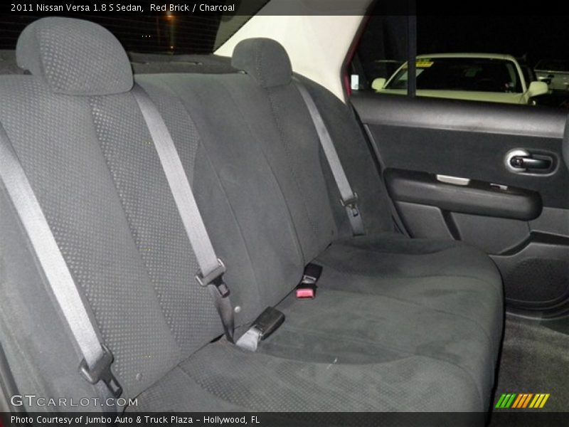 Red Brick / Charcoal 2011 Nissan Versa 1.8 S Sedan