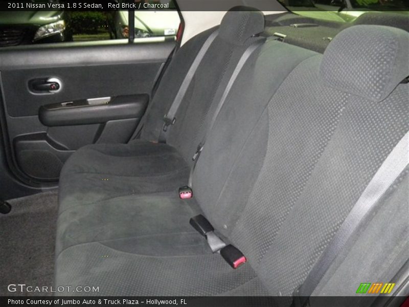 Red Brick / Charcoal 2011 Nissan Versa 1.8 S Sedan
