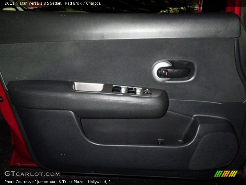Red Brick / Charcoal 2011 Nissan Versa 1.8 S Sedan