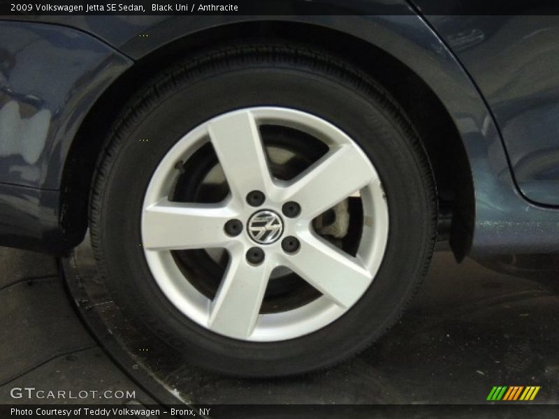 Black Uni / Anthracite 2009 Volkswagen Jetta SE Sedan