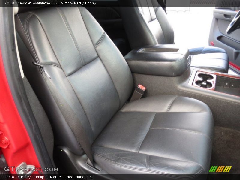 Victory Red / Ebony 2008 Chevrolet Avalanche LTZ
