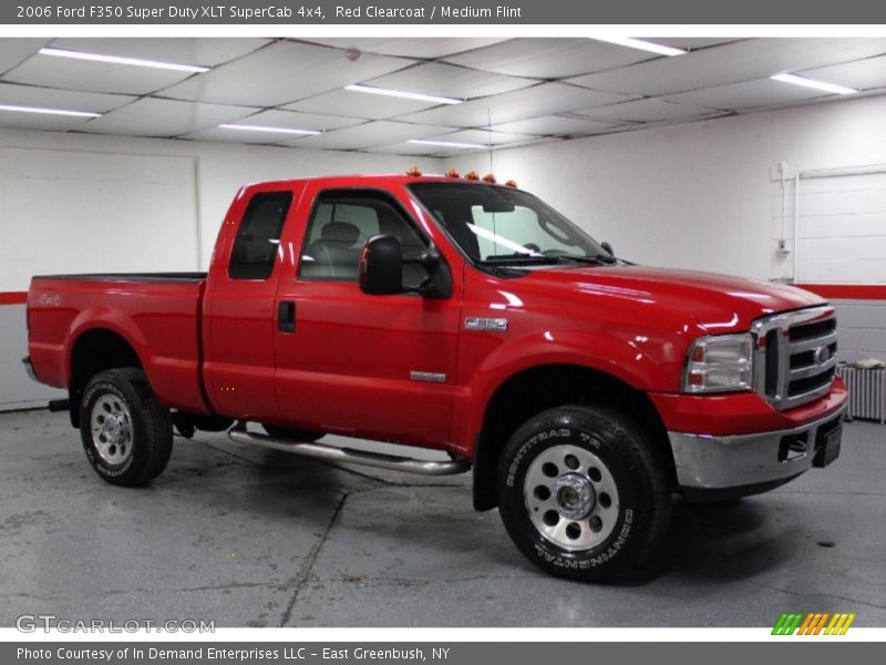 Red Clearcoat / Medium Flint 2006 Ford F350 Super Duty XLT SuperCab 4x4
