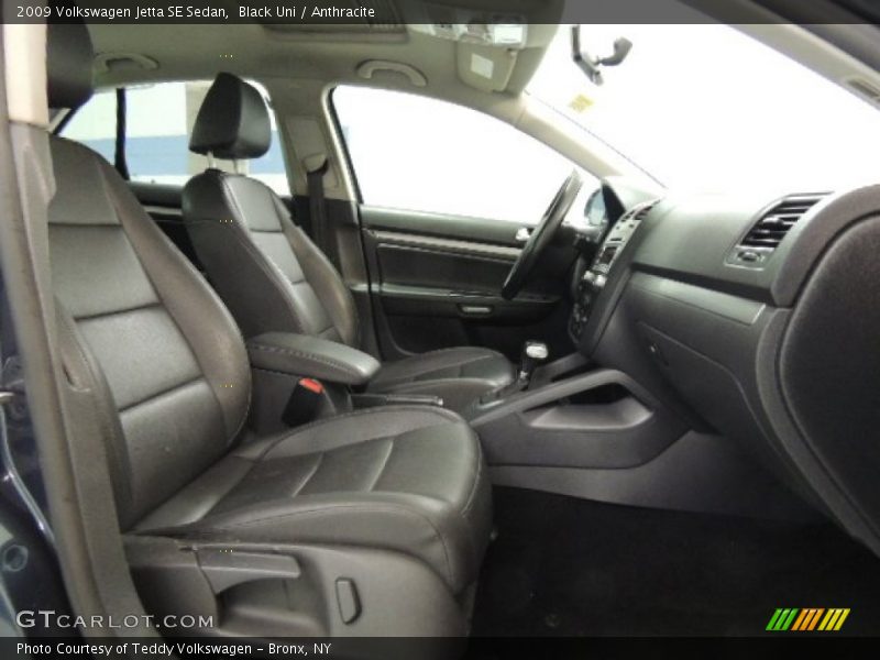 Black Uni / Anthracite 2009 Volkswagen Jetta SE Sedan