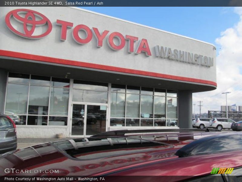Salsa Red Pearl / Ash 2010 Toyota Highlander SE 4WD