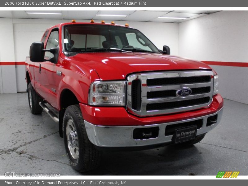 Red Clearcoat / Medium Flint 2006 Ford F350 Super Duty XLT SuperCab 4x4