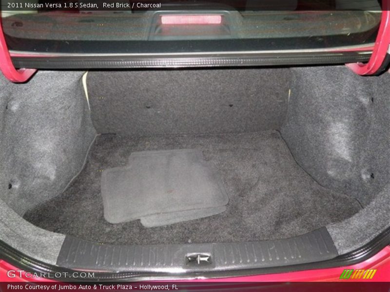 Red Brick / Charcoal 2011 Nissan Versa 1.8 S Sedan