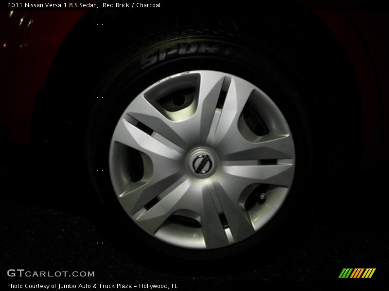 Red Brick / Charcoal 2011 Nissan Versa 1.8 S Sedan