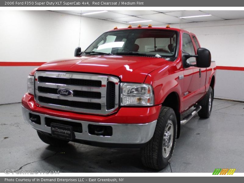 Red Clearcoat / Medium Flint 2006 Ford F350 Super Duty XLT SuperCab 4x4
