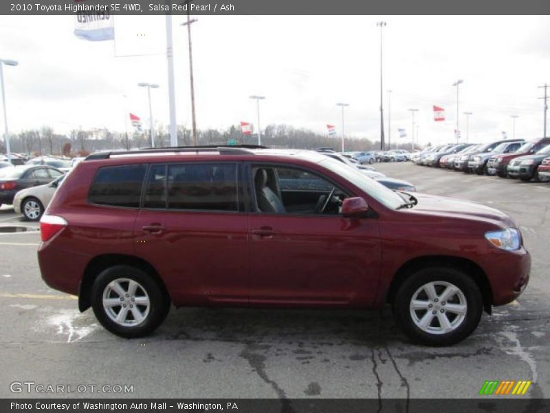 Salsa Red Pearl / Ash 2010 Toyota Highlander SE 4WD