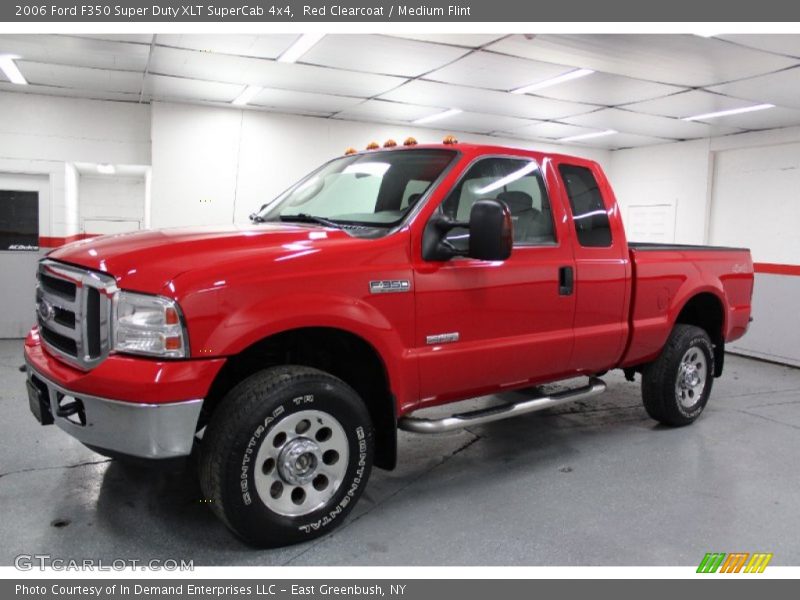 Red Clearcoat / Medium Flint 2006 Ford F350 Super Duty XLT SuperCab 4x4