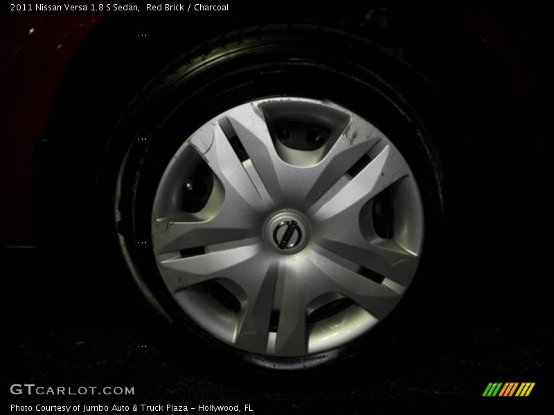 Red Brick / Charcoal 2011 Nissan Versa 1.8 S Sedan