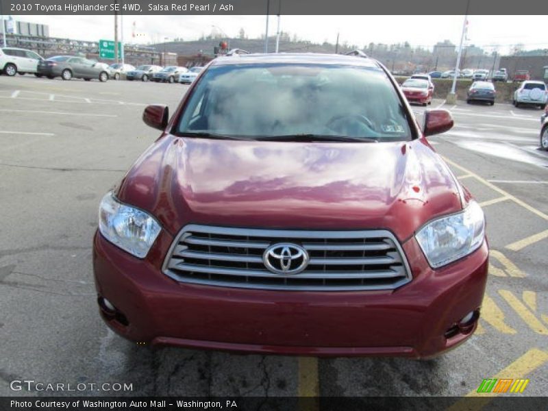 Salsa Red Pearl / Ash 2010 Toyota Highlander SE 4WD