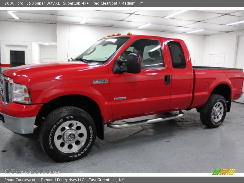 Red Clearcoat / Medium Flint 2006 Ford F350 Super Duty XLT SuperCab 4x4