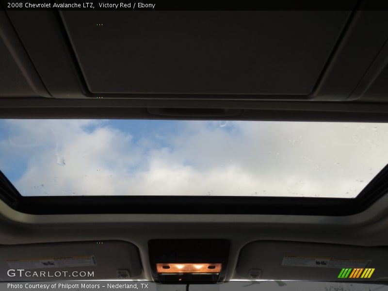 Victory Red / Ebony 2008 Chevrolet Avalanche LTZ