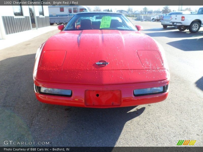 Bright Red / Red 1992 Chevrolet Corvette Coupe