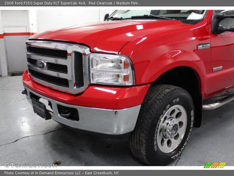 Red Clearcoat / Medium Flint 2006 Ford F350 Super Duty XLT SuperCab 4x4