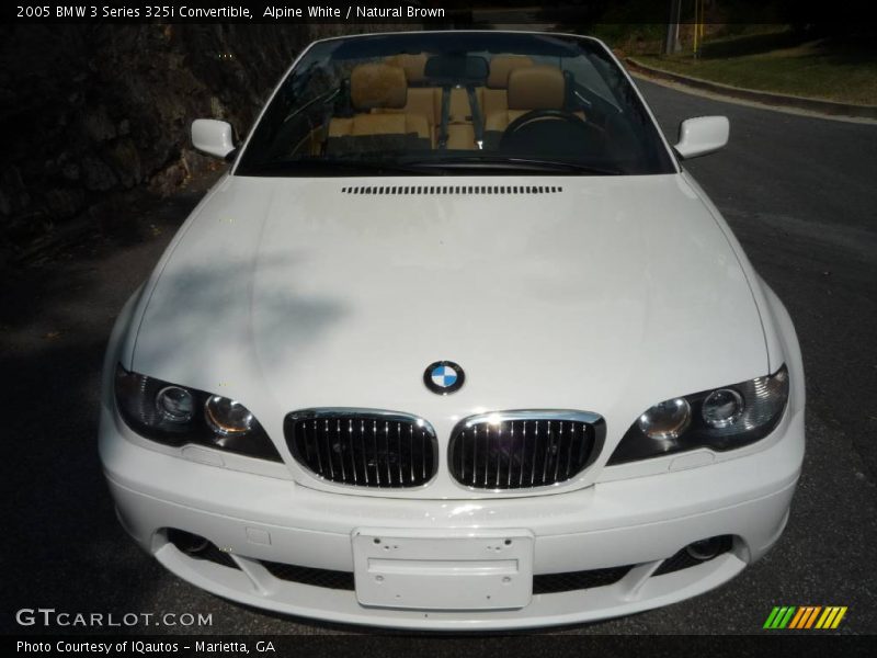 Alpine White / Natural Brown 2005 BMW 3 Series 325i Convertible