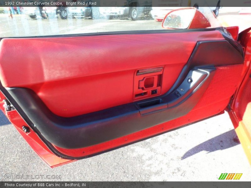Door Panel of 1992 Corvette Coupe