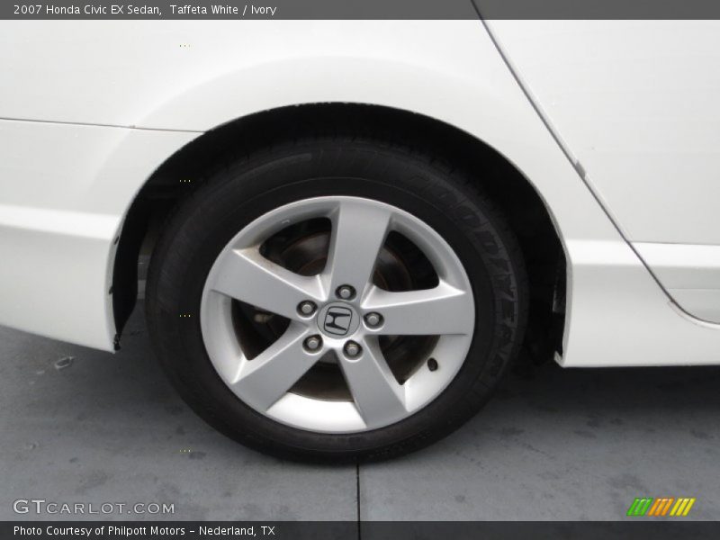 Taffeta White / Ivory 2007 Honda Civic EX Sedan