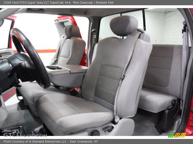  2006 F350 Super Duty XLT SuperCab 4x4 Medium Flint Interior