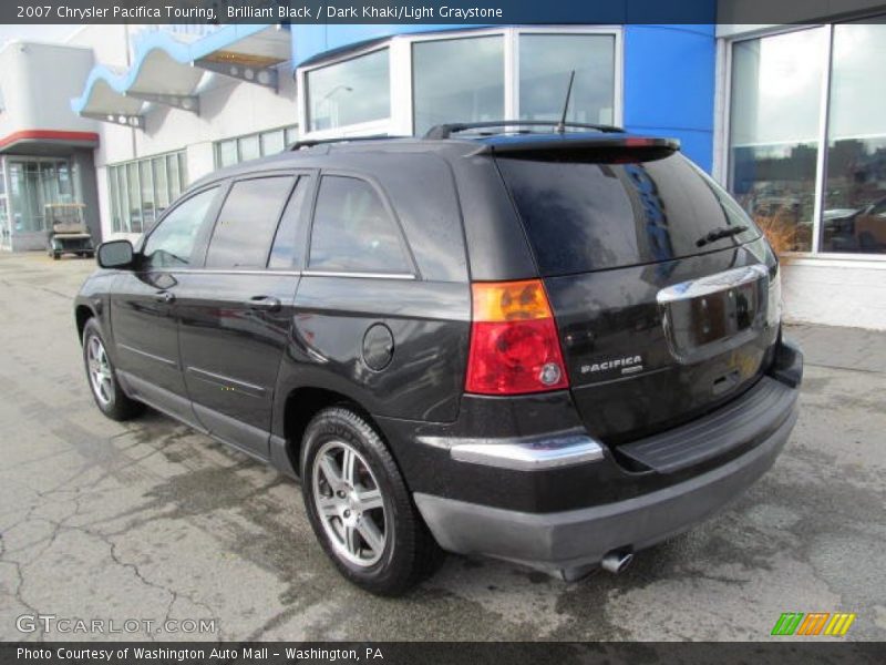 Brilliant Black / Dark Khaki/Light Graystone 2007 Chrysler Pacifica Touring
