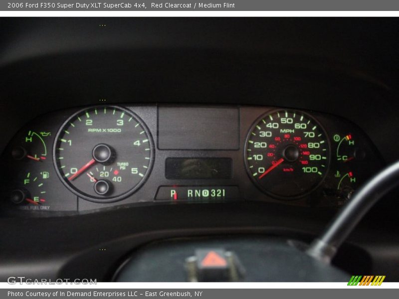  2006 F350 Super Duty XLT SuperCab 4x4 XLT SuperCab 4x4 Gauges