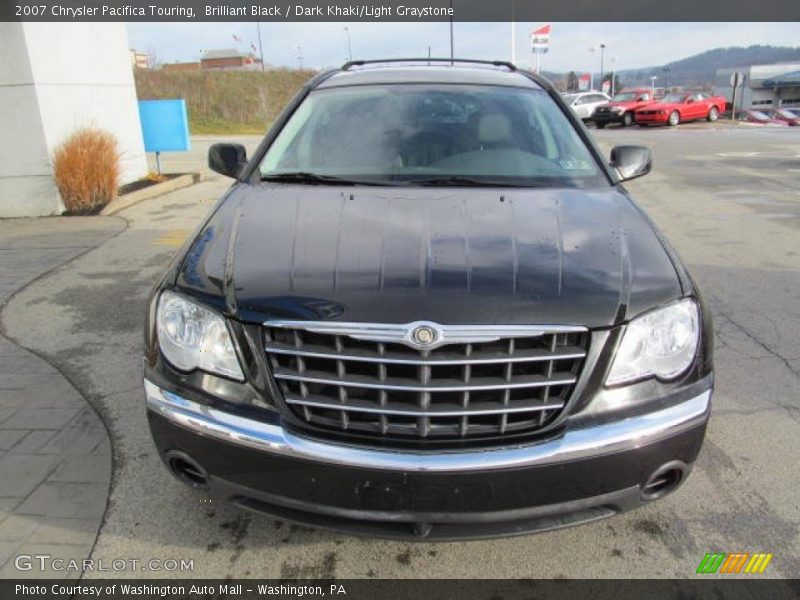 Brilliant Black / Dark Khaki/Light Graystone 2007 Chrysler Pacifica Touring