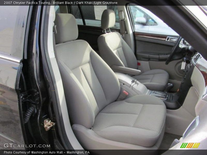 Brilliant Black / Dark Khaki/Light Graystone 2007 Chrysler Pacifica Touring