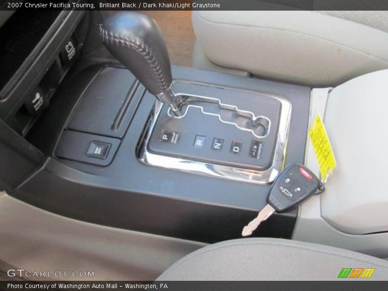 Brilliant Black / Dark Khaki/Light Graystone 2007 Chrysler Pacifica Touring