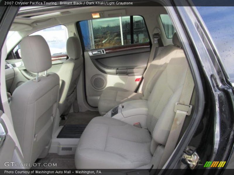 Brilliant Black / Dark Khaki/Light Graystone 2007 Chrysler Pacifica Touring