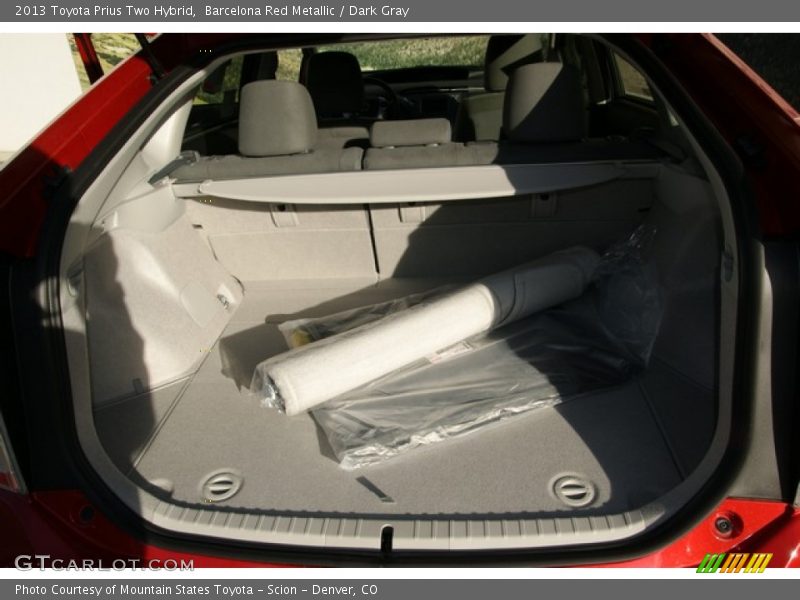Barcelona Red Metallic / Dark Gray 2013 Toyota Prius Two Hybrid