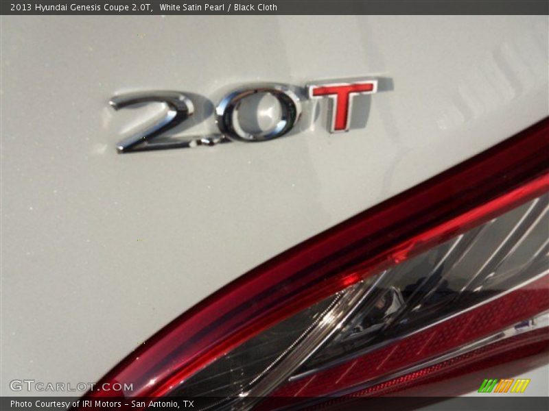 White Satin Pearl / Black Cloth 2013 Hyundai Genesis Coupe 2.0T