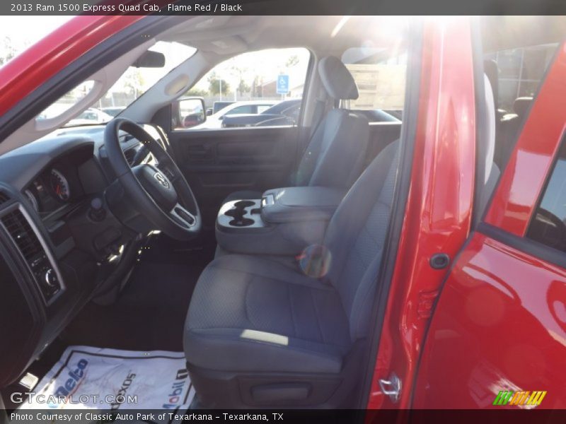 Flame Red / Black 2013 Ram 1500 Express Quad Cab