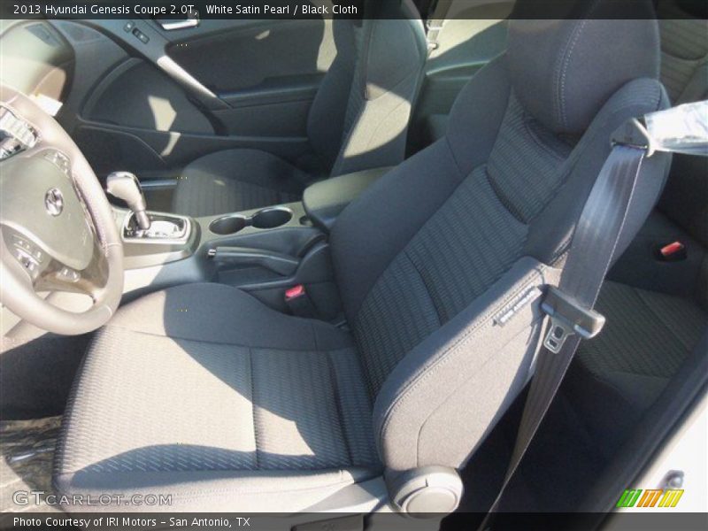 Front Seat of 2013 Genesis Coupe 2.0T