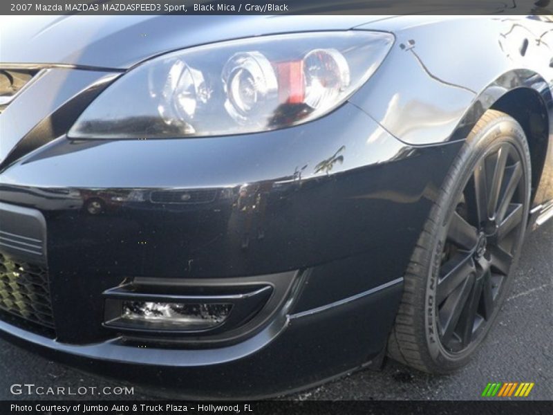Black Mica / Gray/Black 2007 Mazda MAZDA3 MAZDASPEED3 Sport