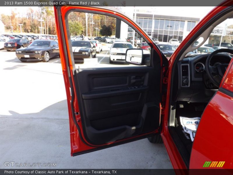Flame Red / Black 2013 Ram 1500 Express Quad Cab