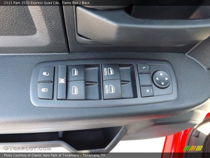 Flame Red / Black 2013 Ram 1500 Express Quad Cab