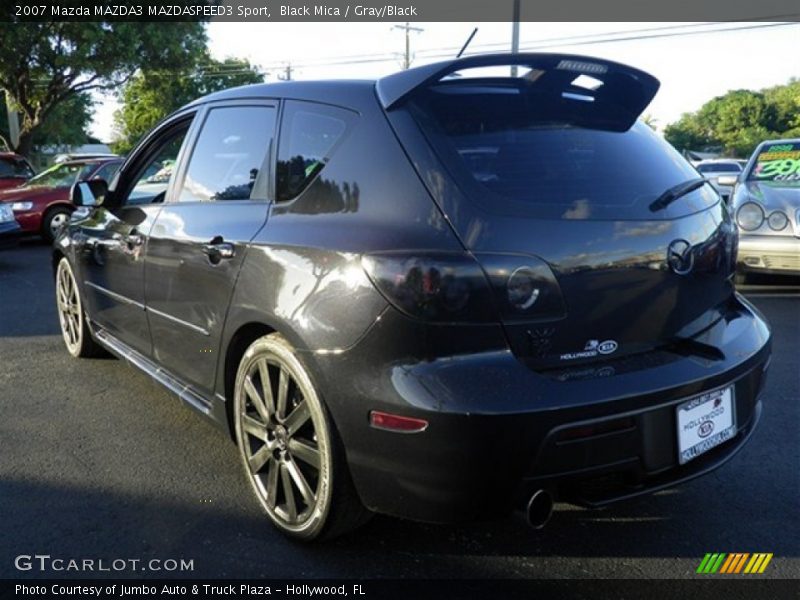 Black Mica / Gray/Black 2007 Mazda MAZDA3 MAZDASPEED3 Sport